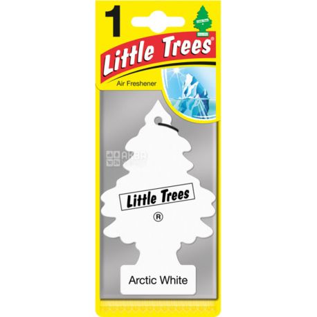Little Trees, Arctic White, 5 г, Ароматизатор повітря, для автомобіля