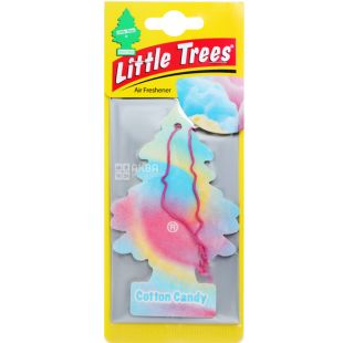 Little Trees, Cotton Candy, 5 г, Ароматизатор повітря, для автомобіля