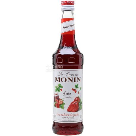 Monin, Strawberry, 0,7 л, Сироп Клубника, стекло