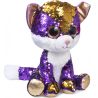 Fancy, Котёнок Аметист, 17 см, Мягкая игрушка, паетки, для детей от 3-х лет