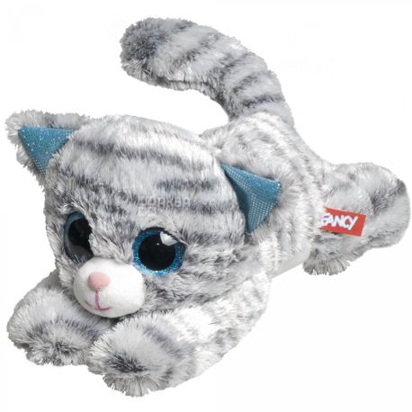Fancy, Eye cat, Soft toy, 32x14x15 cm, for children from 3 years