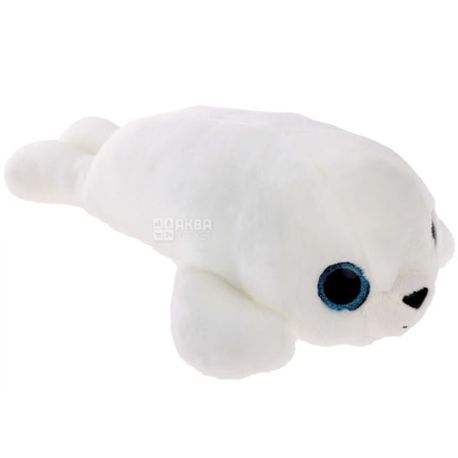 Fancy, Тюлень глазастик, білий, М'яка іграшка, 31 х 19 х 13 см, для дітей від 3-х років