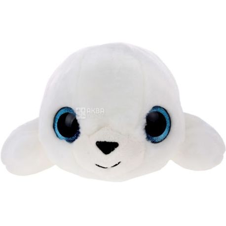 Fancy, Тюлень глазастик, білий, М'яка іграшка, 31 х 19 х 13 см, для дітей від 3-х років
