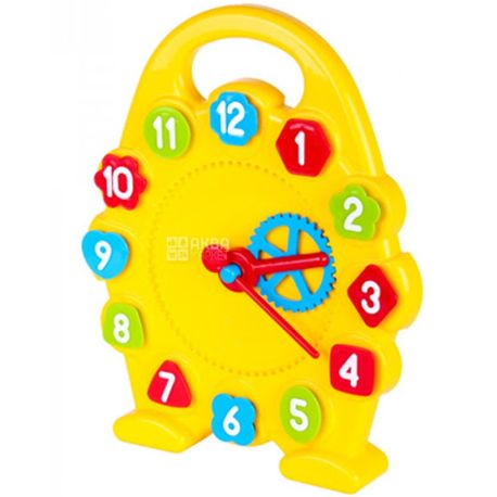 Technok, Toy, Clock, plastic, 34 × 27 × 6 cm, for children from 5 years old