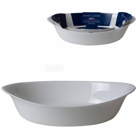 Luminarc Smart Cuisine, 29X17cm, Oval Oval Baking Dish, Glass Ceramic