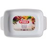 Pyrex Signature, 25х19 см, Форма для запікання, керамічна, прямокутна, червона