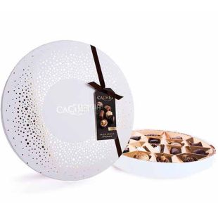 Cachet, 200 г, Конфеты шоколадные, круглый бокс