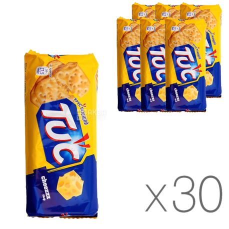 Tuc, Упаковка 30 шт х 100 г, Крекер Сыр