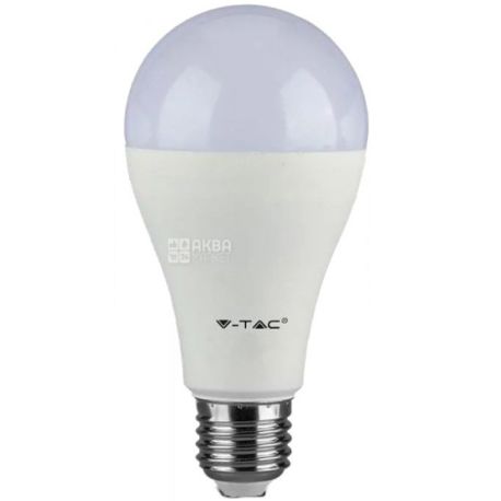 V-TAC, Samsung Chip LED, LED lamp, E-27 cap, 15W-100W, 3000K, 220 V, warm white, 1250 Lm