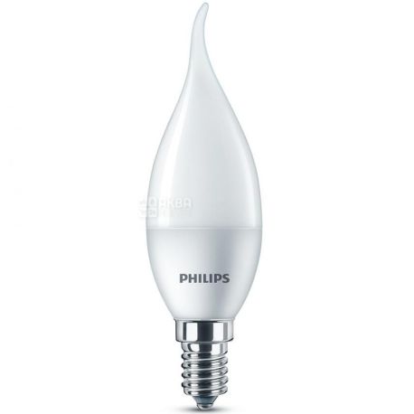 Philips, ESS LEDCandle, LED Bulb, 6.5-75W E14, 827 B35, NDFR