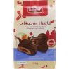 Lambertz, 150 g, Gingerbread hearts, in dark chocolate, with apricot filling