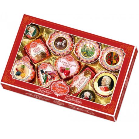 Reber, Spezialitäten, 380 г, Цукерки Ексклюзив шоколадні, асорті