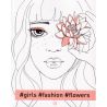 Georges, Children's book, Fashion coloring, # girls # fashion # flowers, Ukrainian.