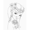 Georges, Children's book, Fashion coloring, # girls # fashion # flowers, Ukrainian.