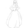 Georges, Children's book, Fashion coloring, # girls # fashion # flowers, Ukrainian.