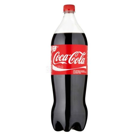 Coca-Cola, 1,5 л, Кока-Кола, Вода солодка, ПЕТ