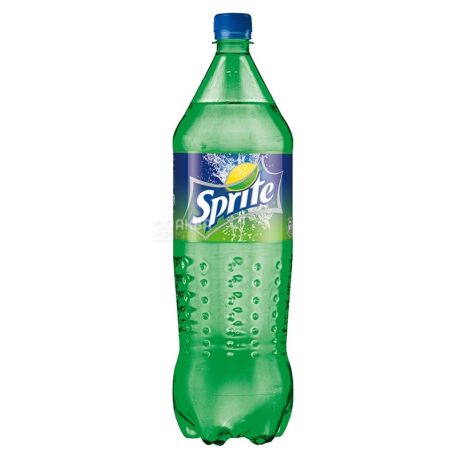 Sprite, 2 л, Спрайт, Вода сладкая, со вкусом лайма и лимона, ПЭТ