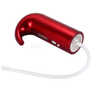 Помпа-аератор для вина SMART SW-EA01 red, акумуляторна, червона