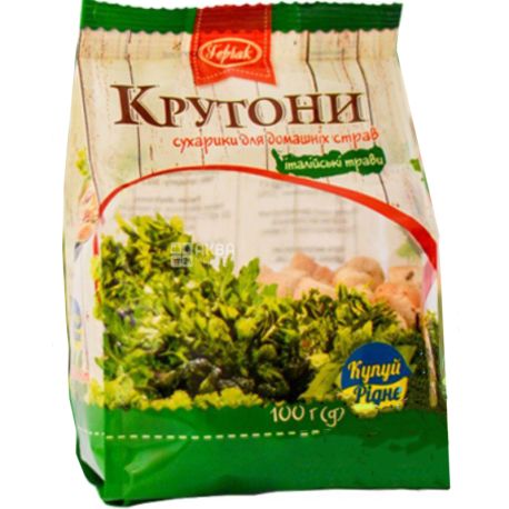 Герчак, 100 г, Крутоны с итальянскими травами