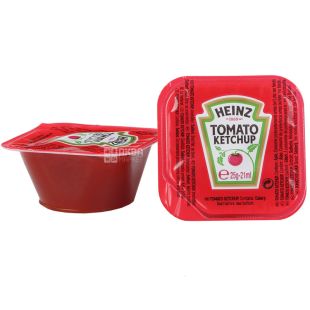 Heinz, 25 мл х 100 шт, Кетчуп томатный Хайнц