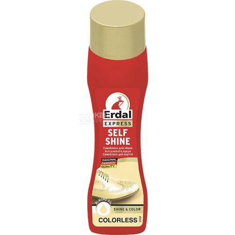 Erdal Packshot Self Shine Neutral, 75 мл, Крем-лосьон для изделий из кожи, для обуви, бесцветный