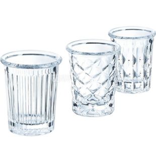 Arcoroc New York, 6 шт х 34 мл, Набор стопок, стекло, ассорти