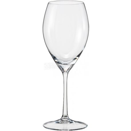 Bohemia Sophia, 490 ml х 6 pcs, Set of glasses, for wine, glass, transparent