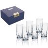 Bohemia Quadro, 50 ml x 6 pcs, Set of stacks, for liqueur, glass, transparent