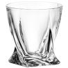 Bohemia Quadro, 340 ml x 6 pcs, Set of glasses, for whiskey, glass, transparent