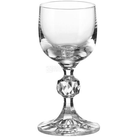 Bohemia Claudia, 50 ml x 6 amount, Set of glasses, for liqueur, glass, transparent