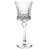 Eclat Lady Diamond, 190 ml x 6 pcs, Set of glasses, for wine, crystal glass, transparent