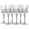 Eclat Lady Diamond, 270 ml x 6 pcs, Set of glasses, for wine, crystal glass, transparent