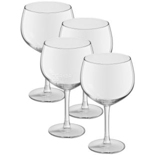  Royal Leerdam, 650 мл х 4 шт, Набор бокалов, для коктейлей Джин-тоник, прозрачный, стекло