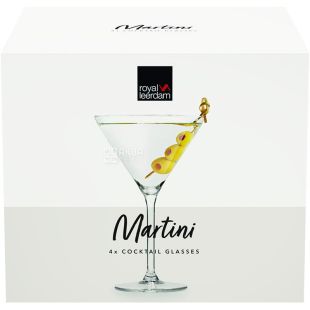  Royal Leerdam, 260 мл х 4 шт, Набор бокалов, для коктейлей, стекло