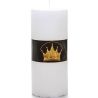 Pragnis Rustic, Candle, White Cylinder, 8.5X20 cm, 110 hours
