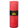 Pragnis Rustic, 1 piece, Candle, paraffin, cylinder, red, 7 X 20 cm, 70 hours