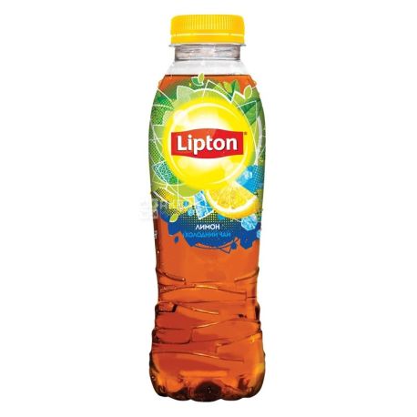Lipton, 0,5 л, Чай Липтон, холодный, черный, Лимон