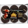 Pragnis, 6 pcs., Tablet candle, flavored, Chocolate, 8x12 cm