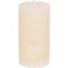 Pragnis Rustic, Candle, Beige Cylinder, 8.5X20 cm, 110 hours