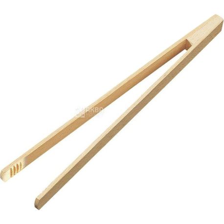 Fackelmann, Kitchen tongs, wood, 32 cm