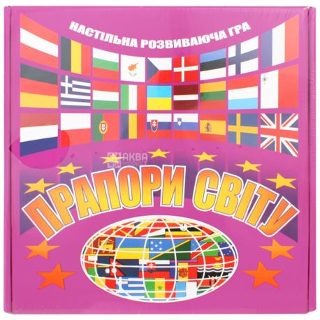 Strateg, Flags of the world, Board game, children over 4 years old