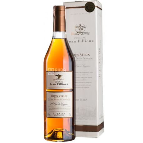 Jean Fillioux, Tres Vieux, 0,7 л, Коньяк, подарочная упаковка