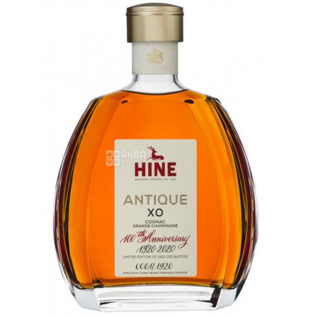 Hine, Antique XO 100th Anniversary Grande Champagne, 0,7 л, Коньяк, подарункова упаковка