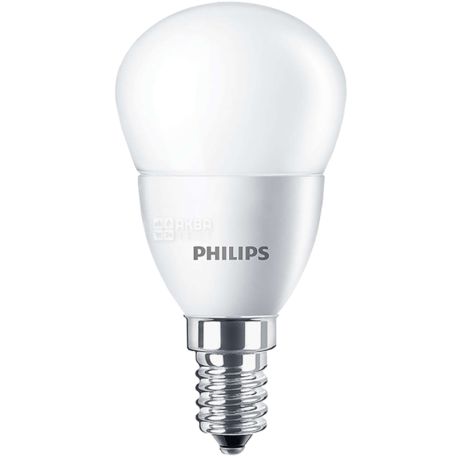 Philips ESS LEDLustre, Лампа світлодіодна, 6.5-75W, цоколь E14, 4000К, 240V, нейтральне світло, 600 Lm