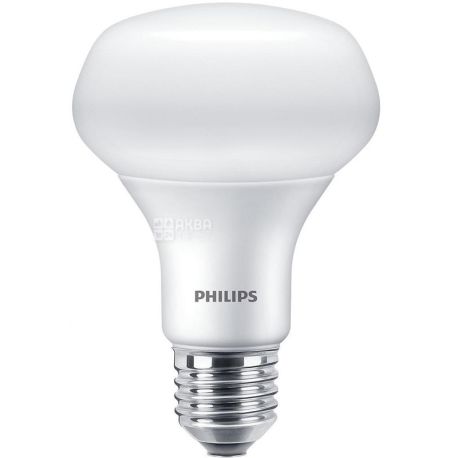 Philips, LED Spot, Лампа светодиодная, 7 W, цоколь E27, 4000 К, теплый свет, 230 V, 720 Lm