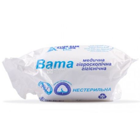 Campus, 100 g, Medical absorbent cotton wool, non-sterile, roller