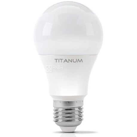 Titanum LED, Лампа светодиодная, цоколь Е27, 8W, 4100 К, 220 V, нейтральное белое свечение, 620 Lm
