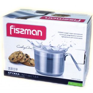 Fissman, 1,5 л, Кружка-молоковарка для кипячения молока, с мерной шкалой