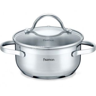 Fissman, Luminosa, 1,5 л, Каструля індукційна, зі скляною кришкою
