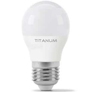 Titanum LED, Лампа светодиодная, цоколь Е27, 6W, 3000 К, теплое белое свечение, 510 Lm